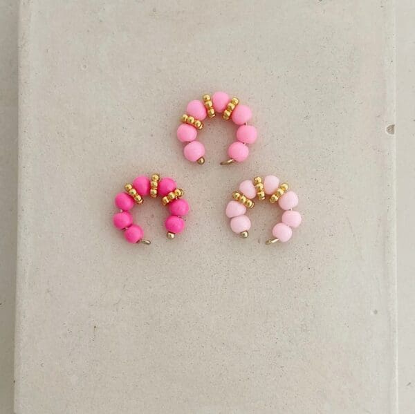 Pink Ear Cuffs For Bridesmaids