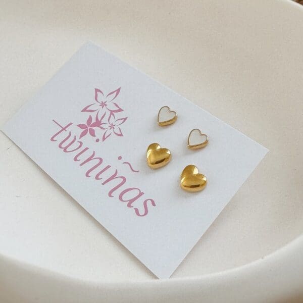 Lil Hearts Stud Earrings